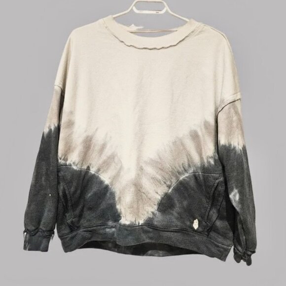 🎧 Free People Metti Ombre Crew Sweatshirt  | S (also fits M) - Picture 6 of 9